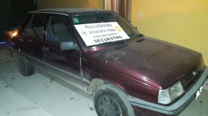 Secuestraron auto en Cerrito