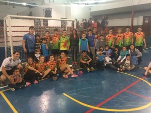 Encuentro de Handball.