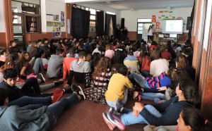 Charla sobre hábitos saludables.