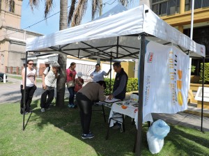 Entrega de semillas.