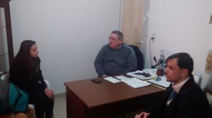 Gestiones en la Departamental de Escuelas.