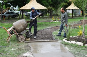 Obras en el Polideportivo Municipal