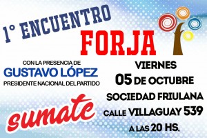 Primer encuentro de FORJA en Paraná.