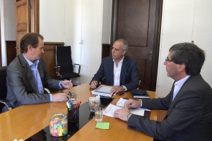  Bordet mantuvo un encuentro con el secretario de Provincias de Nación, Alejandro Caldarelli.