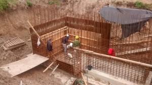 Avanza la construcción de la estación elevadora.