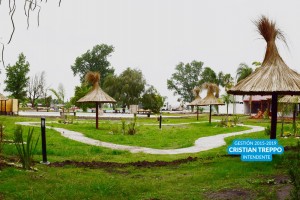 Obras en el polideportivo de Seguí.