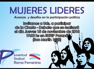 Charla - Debate sobre Mujeres Líderes