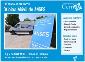 ANSES visitará y asesorará el próximo 6 y 7 de noviembre.