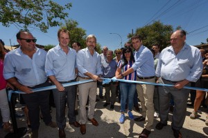 Bordet y Frigerio inauguraron obras 