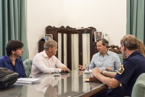Obras en el parque industrial.