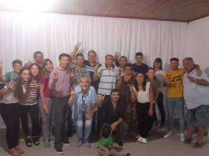 Participantes de la asamblea del PJ en Cerrito