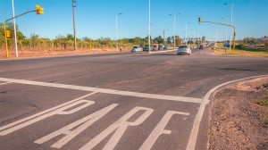 Acceso sur de la capital entrerriana.