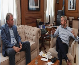 Galimberti se reunió con Frigerio. 