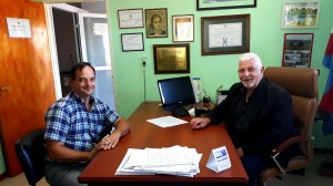 Firma de convenio entre los municipios de Colonia Avellaneda y Villa Urquiza