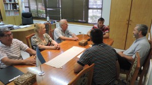 Candidatos socialistas realizaron una visita institucional.