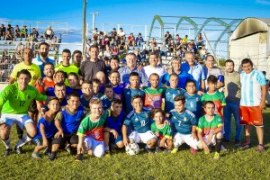 Zavallo acompañó a la selección nacional de Talla Baja.