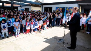 En la escuela primaria Nº 71 "Pedro Goyena".