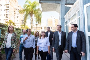 Bahl acompañó la primer clase en el club Echague.