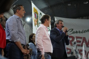 Kloss en el cierre de campaña en Paraná.