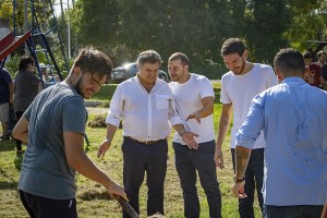 Gainza: “Los más chicos son el futuro de la ciudad”.