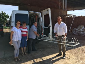 Nuevo bicicletero para el Hospital Lister de Seguí