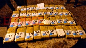 Hallaron 23 kilos de droga.