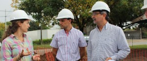 Recorren y monitorean obras de gas en Cerrito y Tabossi.