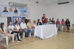 Zavallo, participó de una actividad con jóvenes de Hernadarias.