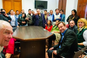 Varisco, dialogó con otros sectores políticos.