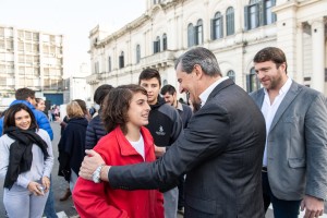 Bahl acompañó la jornada.