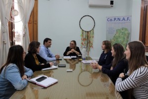 Jardín Maternal: reunión con la presidenta del Copnaf.