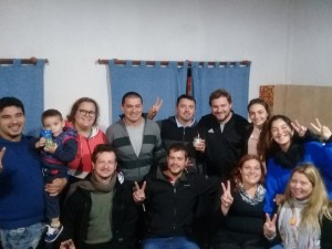 Gastaldi con su grupo político