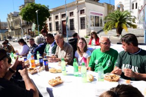 Los gremios enrolados en la CGT compartieron el almuerzo por el día del trabajador