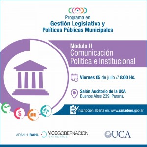 Inscripciones abiertas al segundo módulo.