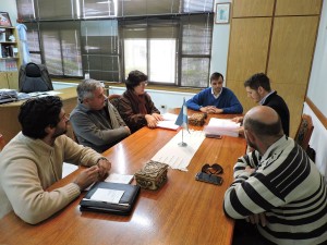 Reunión de autoridades del IAPV con el municipio de Cerrito
