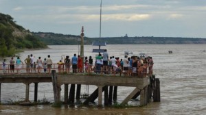 Desapareció el muelle del pescador de Hernandarias