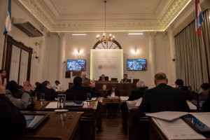 Sesionó hoy la Cámara de Senadores.