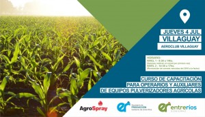 Capacitación para operarios y auxiliares de equipos pulverizadores.