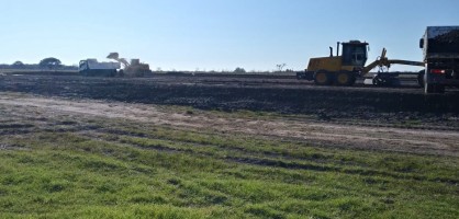 Trabajos en el campo de Hockey del CUAC