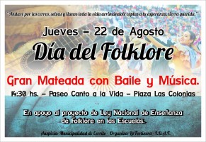 Dia del Folklore.