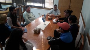 El sindicato municipal de Cerrito se reunió con el intendente Tomassi