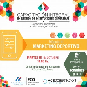 Destinada a dirigentes deportivos.