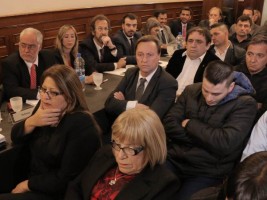 Varisco durante la audiencia.