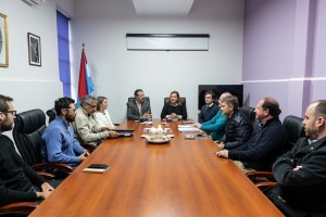 Reunión en la sede de Vialidad.