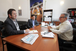 Reunieron con el Ingeniero Luis Benedetto.