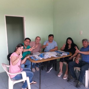 Entrega de boletas del Frente de Todos en Hernandarias