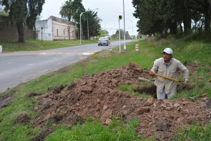 Tendido eléctrico en Seguí