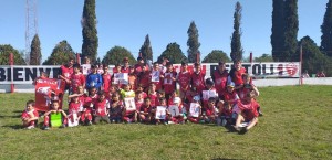 La Escuela de Fútbol le dio la bienvenida a Bértoli