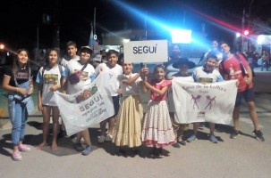 Seguienses en la fiesta del Gurí Entrerriano