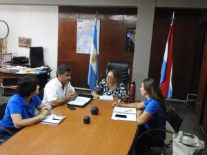 Reunión con la Ministra de Desarrollo Social.